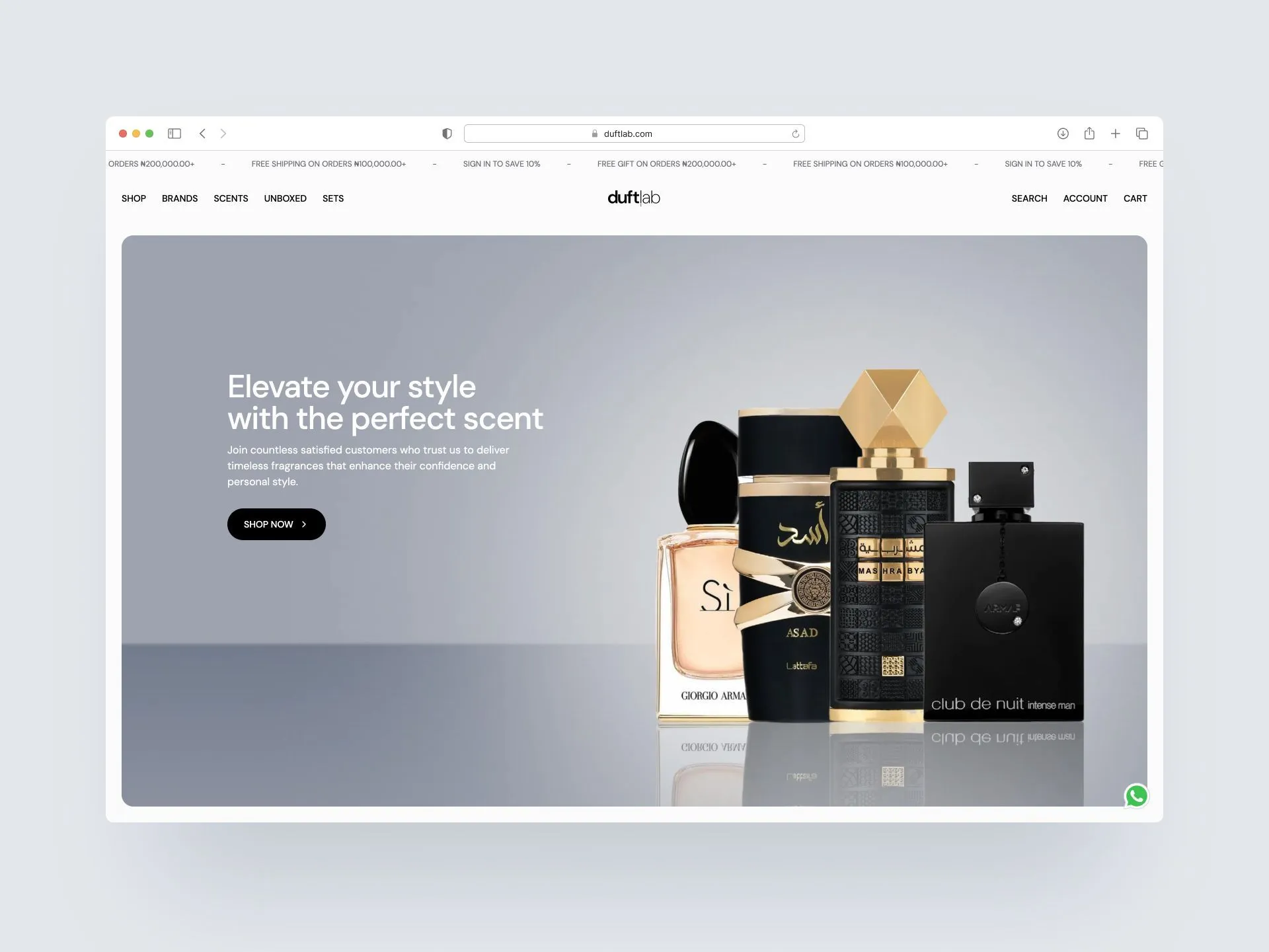 Duftlab homepage