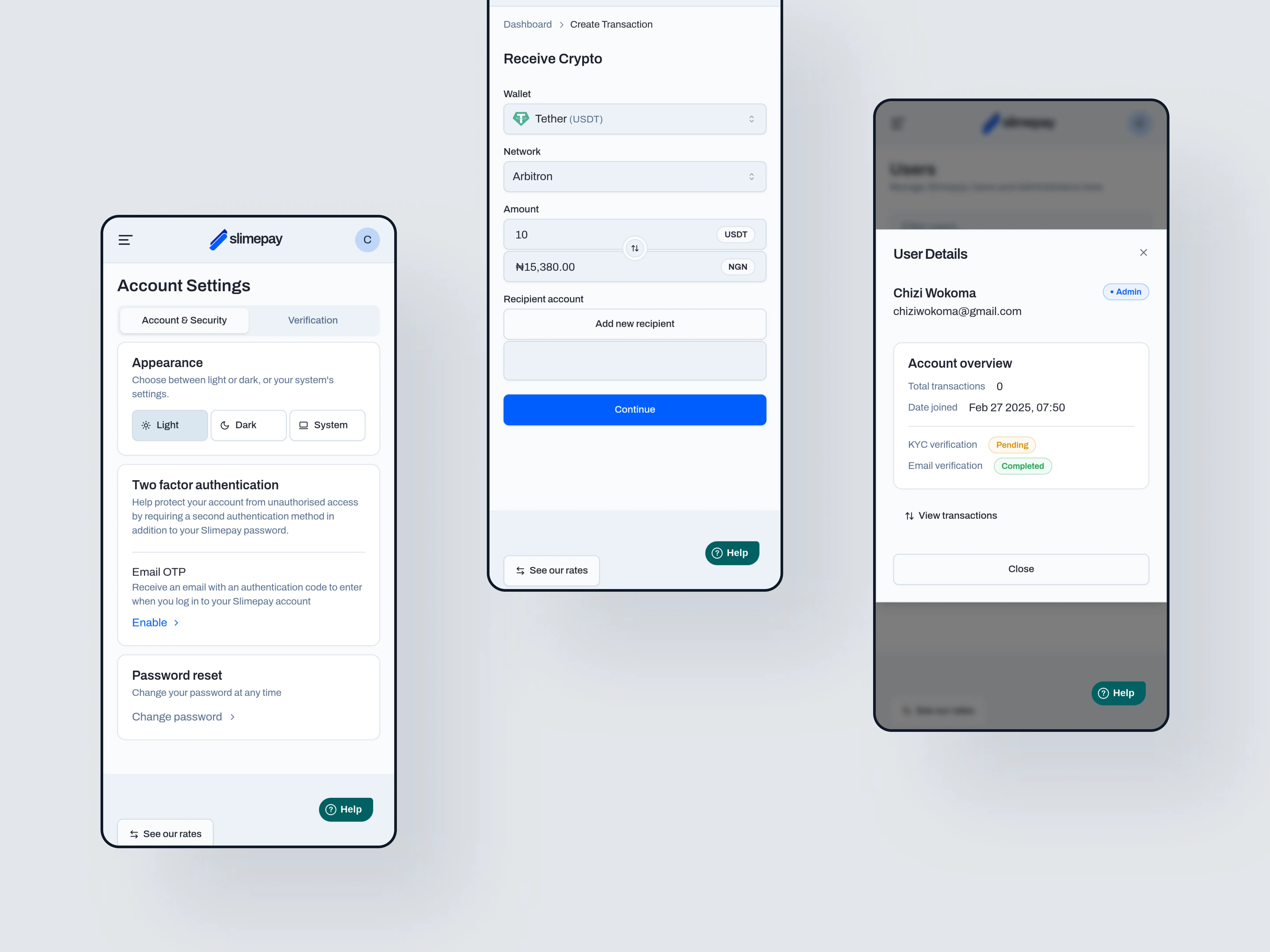 Slimepay transaction flow